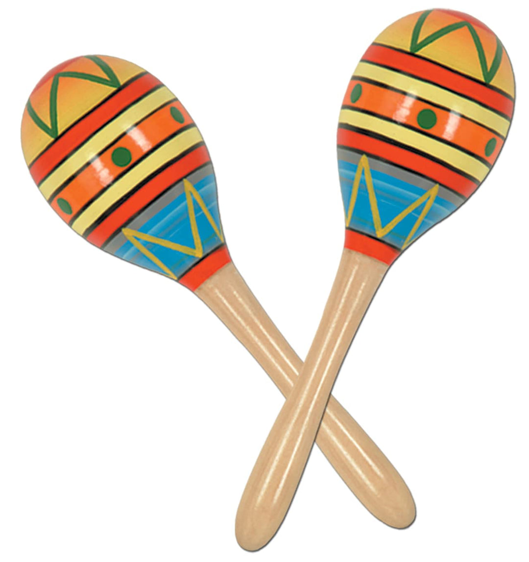 Fiesta Fun Party Maracas 8 Inches