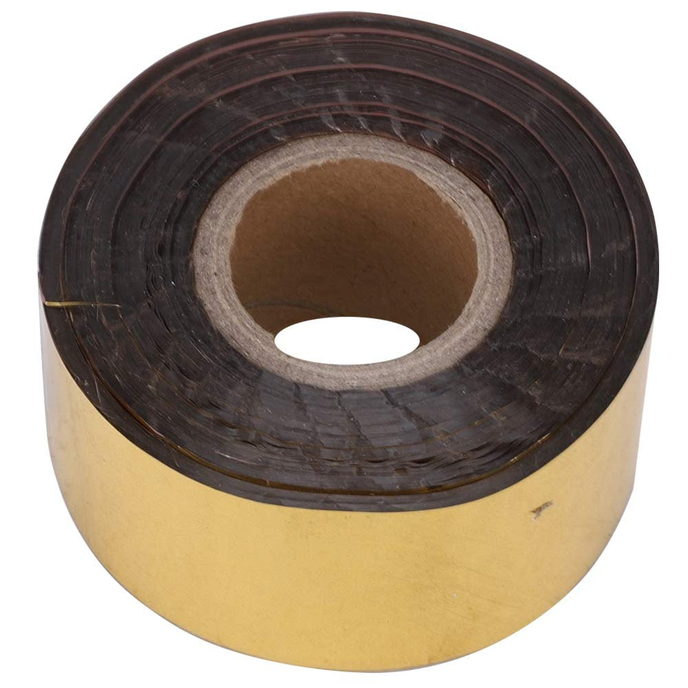 Hot Stamping Foil Paper with 1.2 x 400ft, Hot Foil Stamping Paper for Leather Bronzing Machine PU Heat Transfer Anodized Gilded Paper DIY Decoration for Cloth Package Box