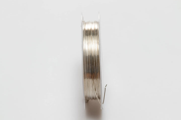 24 Gauge, 925 Sterling Silver Wire (Half Round) Dead Soft Made in USA - 25FT