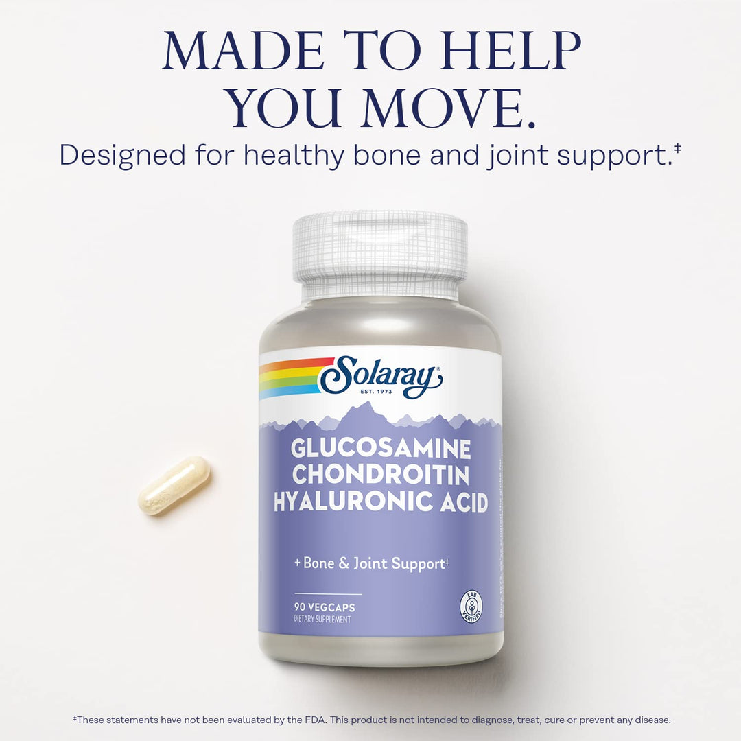 Glucosamine Chondroitin and Hyaluronic Acid, 1500mg/1000mg/20mg 90 Capsules