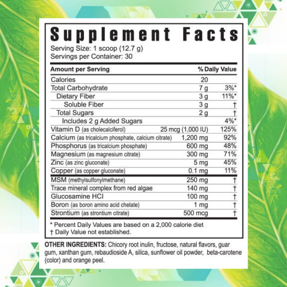 Beyond Osteo FX - Tropical Vanilla | Healthy Bone & Joint Support | Multi-Vitamin Powder | 6 Canister