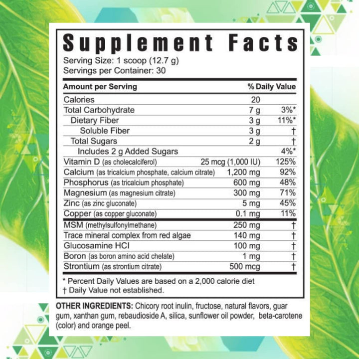 Beyond Osteo FX - Tropical Vanilla | Healthy Bone & Joint Support | Multi-Vitamin Powder | 6 Canister