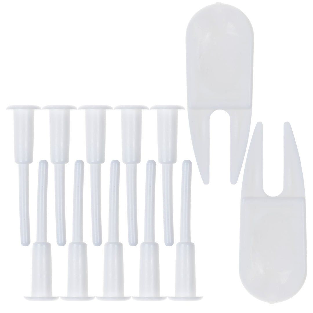 10 Pcs Fitness Exercise Sport Yoga Ball Inflatable Bed Pool Air Stopper Plug Pin with 2 Pullers