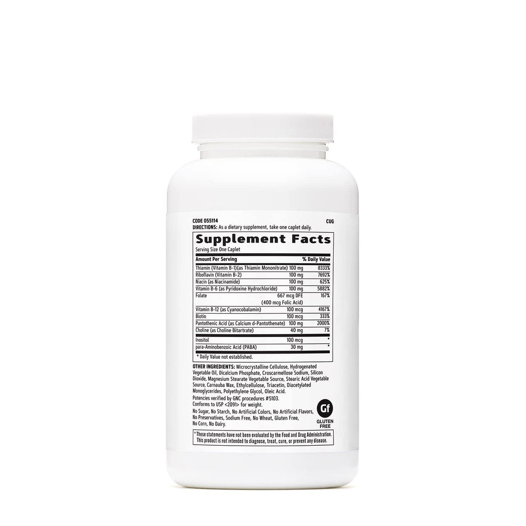 Vitamin B Complex 100 Supplement, Supports Energy, Metabolism and Immune Function, 250 Servings