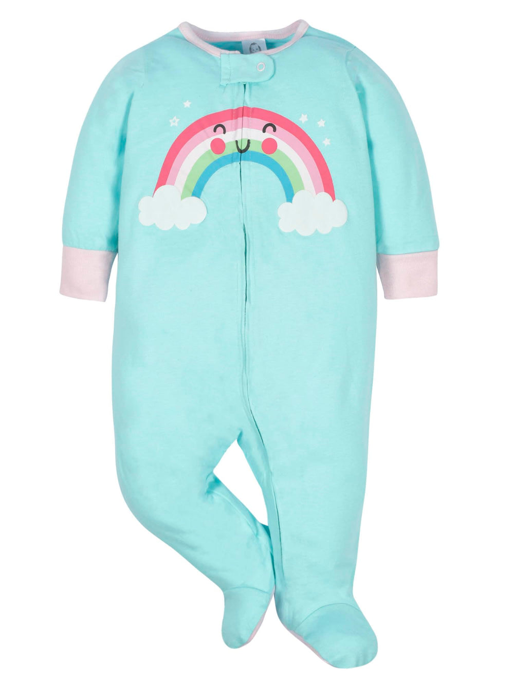 Baby Girls 4 Pack Sleep 'N Play Footie Cloudy Newborn