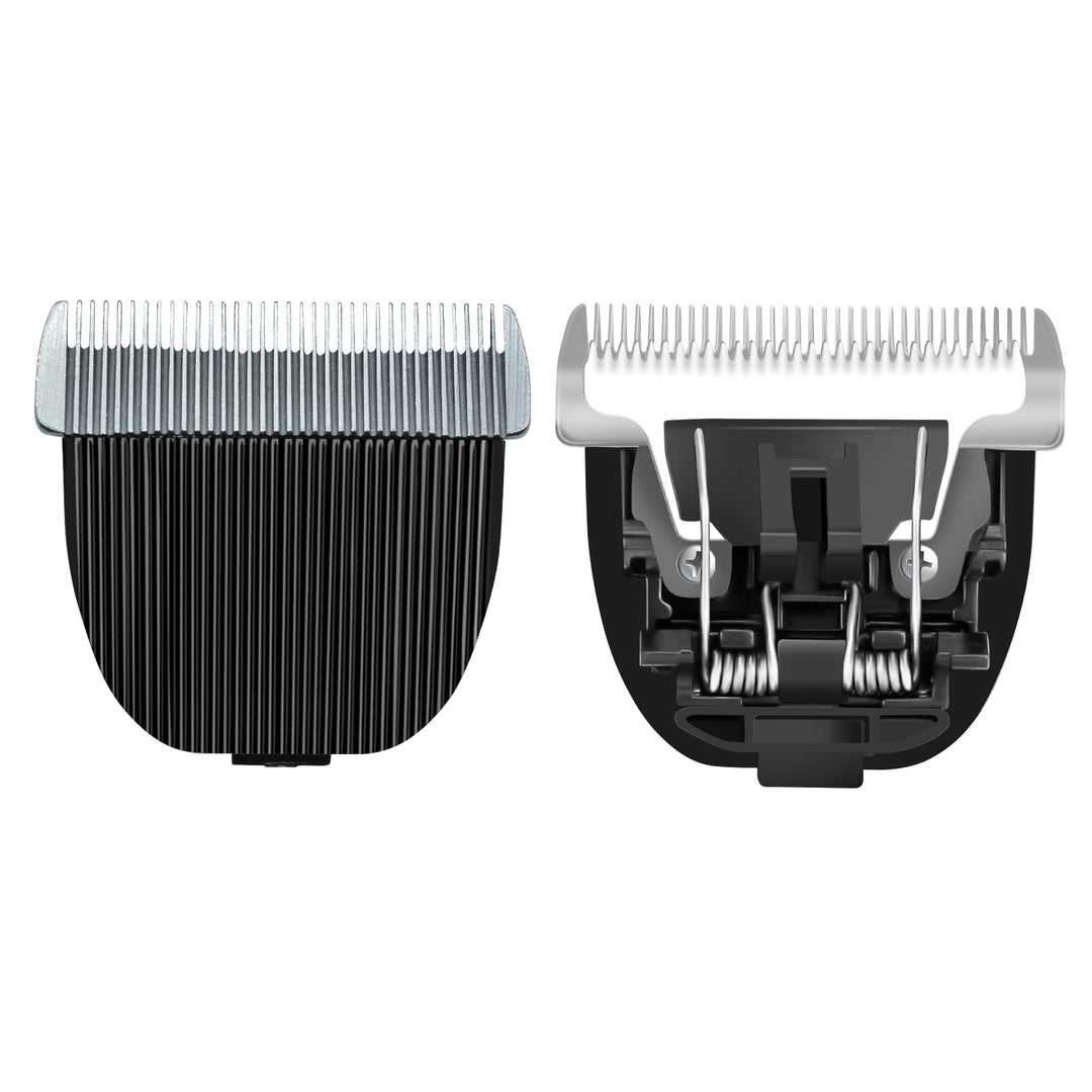 2 Pack Replacement Blade Compatible with oneisall Low Noise Dog Clippers, Made of Ceramic Blade & Stainless Steel Blade