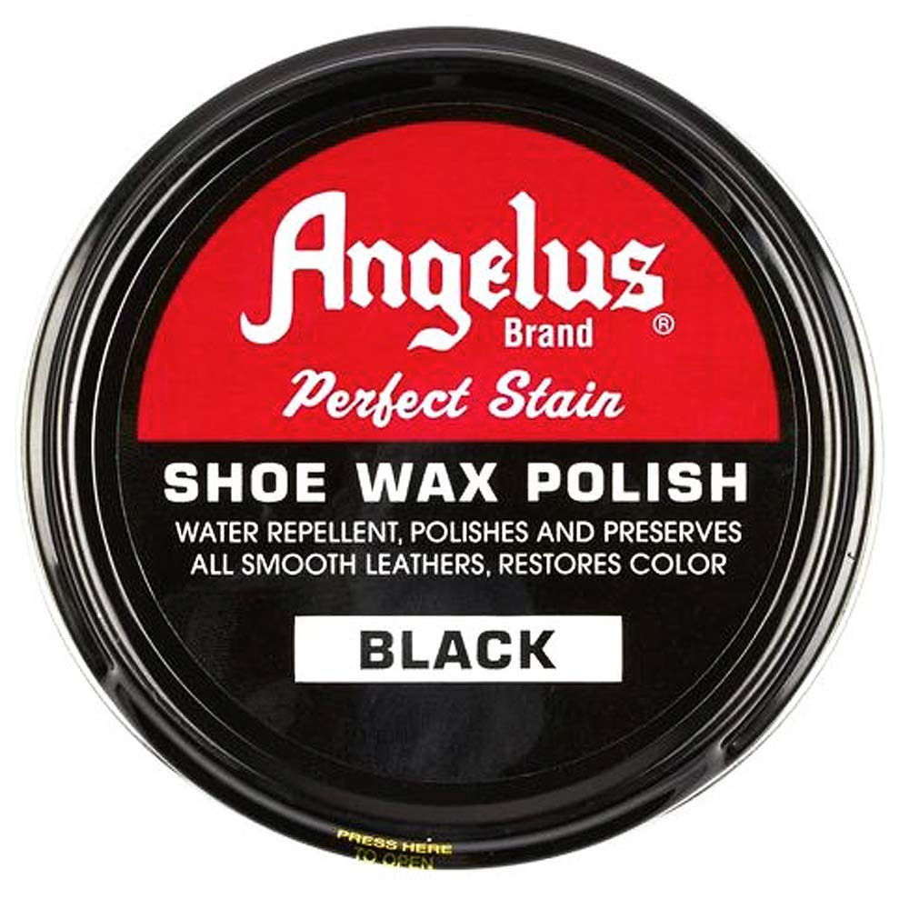 Brand Perfect Stain Shoe Wax Polish, 3 fl.oz, Black