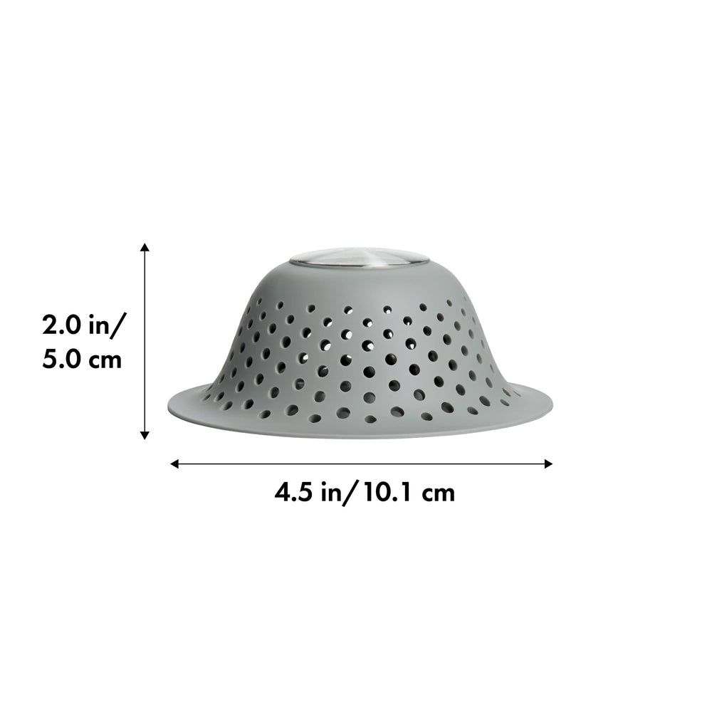 Good Grips Silicone Shower & Tub Drain Protector, Gray
