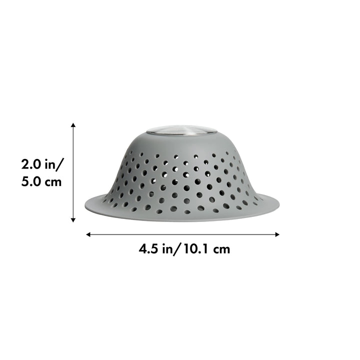 Good Grips Silicone Shower & Tub Drain Protector, Gray