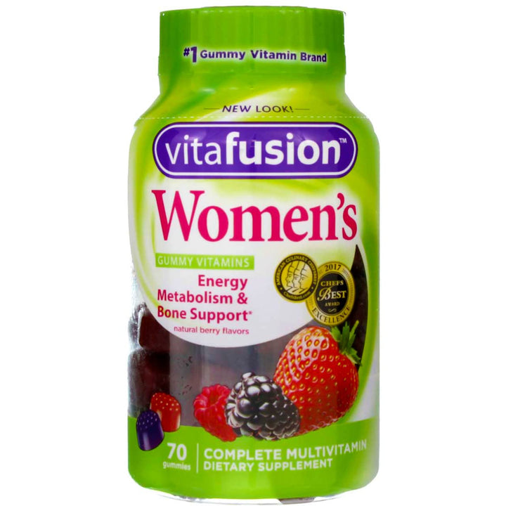 Women's Complete Multivitamin Gummies, Natural Berry, 70 Ct (4 Pack) (Bundle)