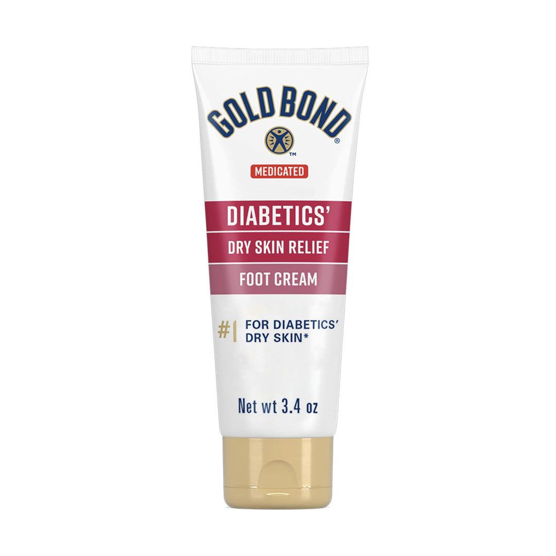 Medicated Diabetics' Dry Skin Relief Foot Cream, 3.4 oz., Skin Protectant