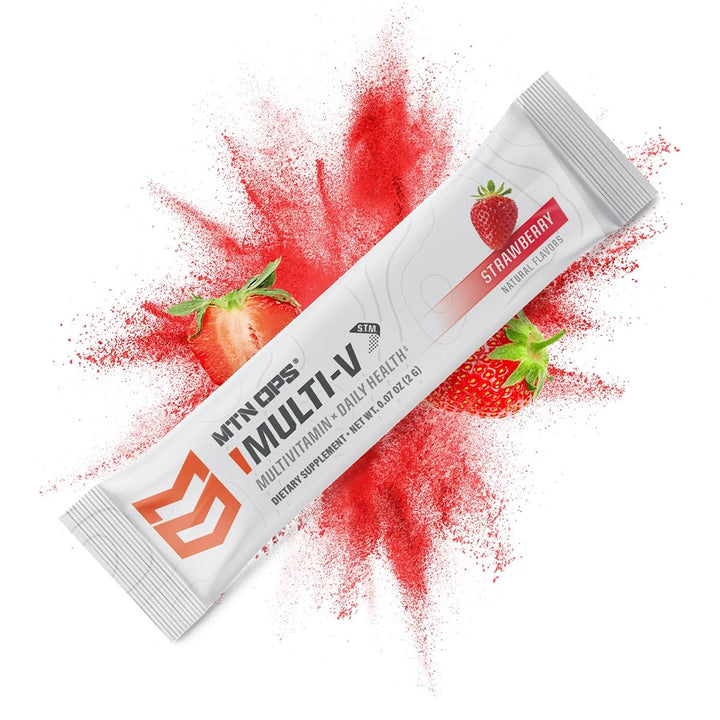 Multi-V, Daily Multivitamin for Women & Men with Immune Support, Safe for Kids, Gluten Free STM Packs, Variety of Flavors, 30 Servings