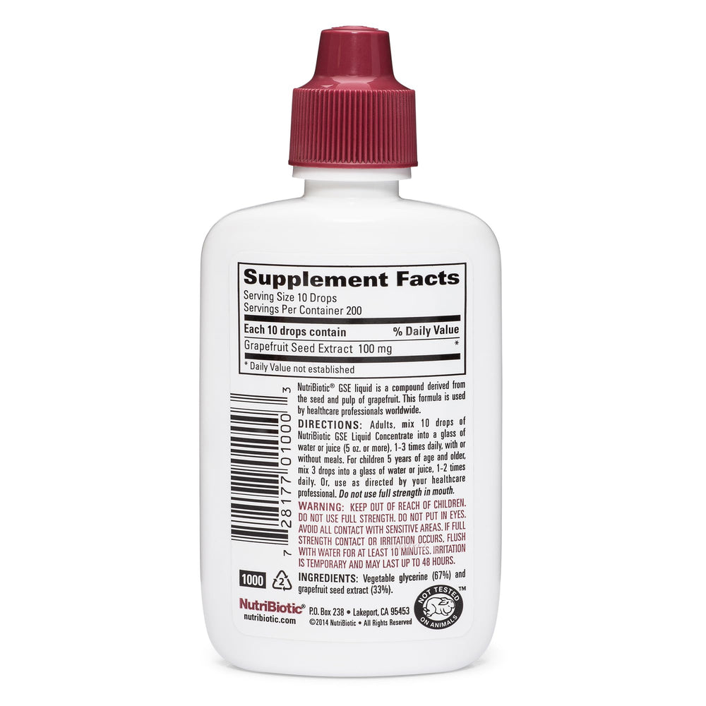 – GSE, 2 Oz Liquid | The Original Grapefruit Seed Extract Premium Concentrate with Bioflavonoids | Potent Immune & Overall Health Support | Vegan, Gluten Free, Non-GMO