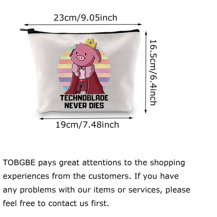 Dream Gamers Gift Game Never Dies Makeup Bag Game Lover Merch Gamers Gift Dream Team Gift(Dream Bag)