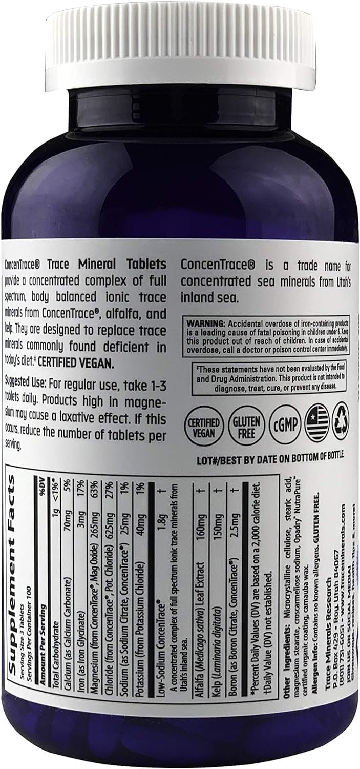 Research Concentrace Mineral Tabs, 90 CT