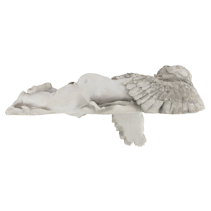Sleepy Time Baby Angel Napping Shelf Sitter Statue, 13 Inch, Single