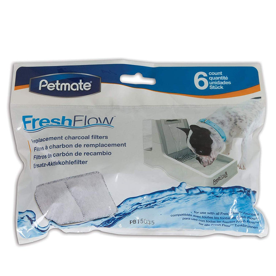 6 Count Fresh Flow Replacement Filter,Gray