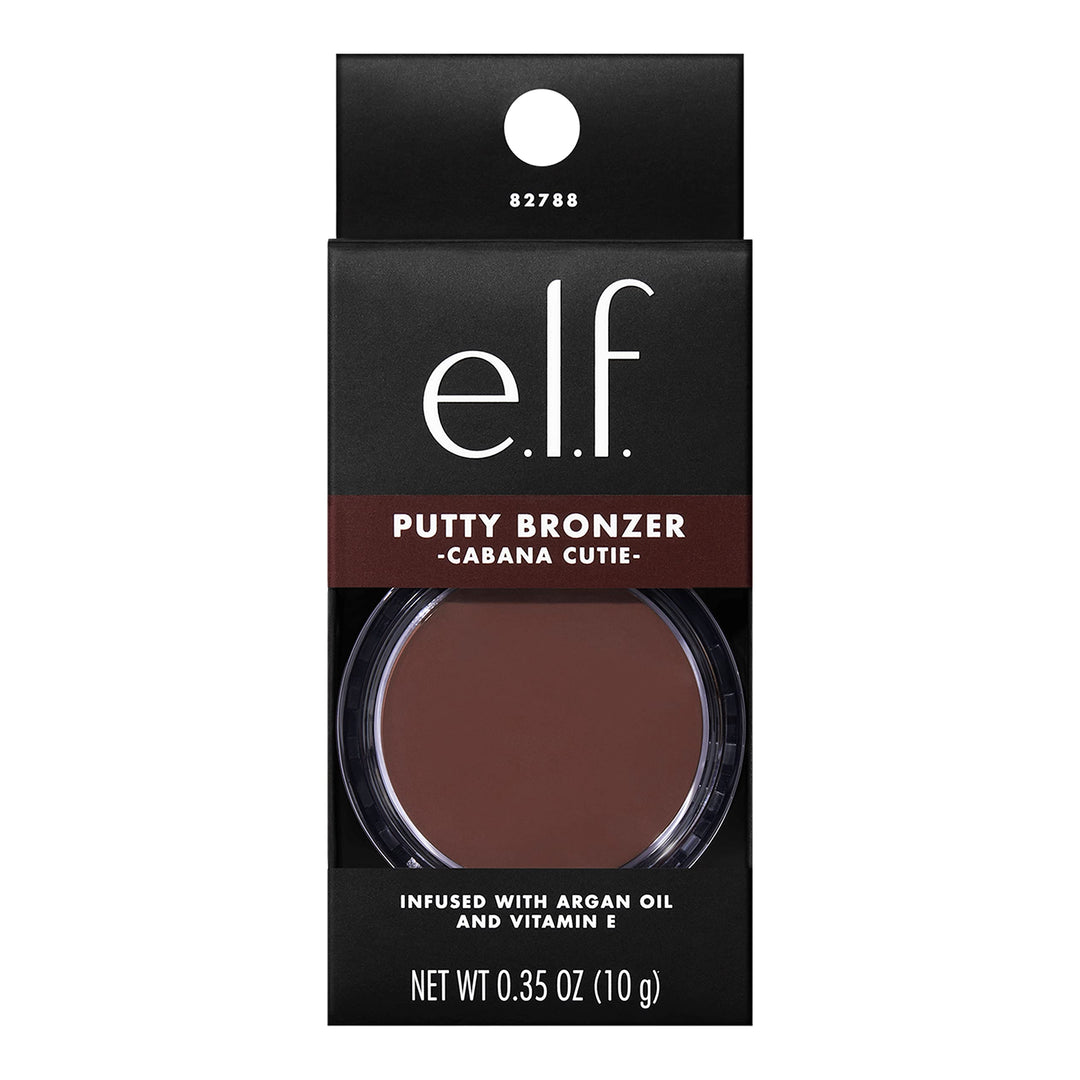 Putty Bronzer, Creamy & Highly Pigmented Formula, Creates a Long-Lasting Bronzed Glow, Infused with Argan Oil & Vitamin E, Cabana Cutie, 0.35 Oz (10g)
