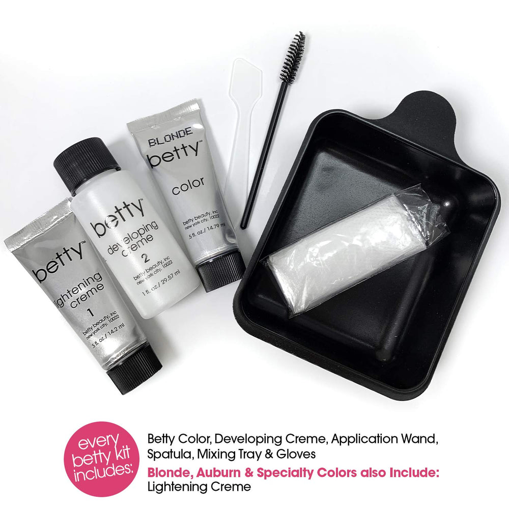 Blonde Betty - Color for the Hair Down There Hair Coloring Kit