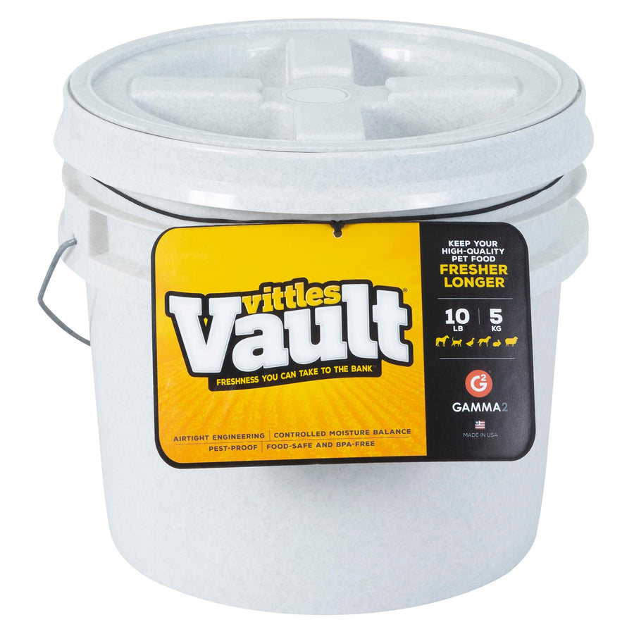 Vittles Vault Dog Food Storage Container, Up to 10 Pounds Dry Pet Food Storage, Made in USA