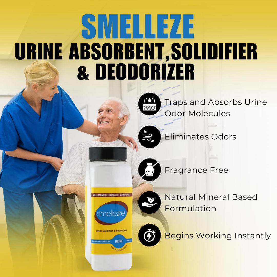 Smelleze Urine Solidifier & Deodorizer Granules: 2.5 lb.