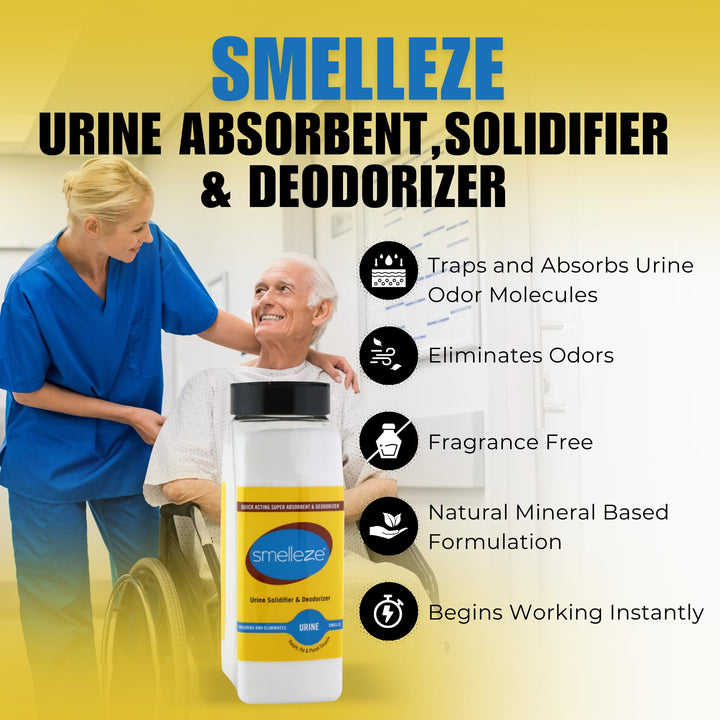 Smelleze Urine Solidifier & Deodorizer Granules: 2.5 lb.