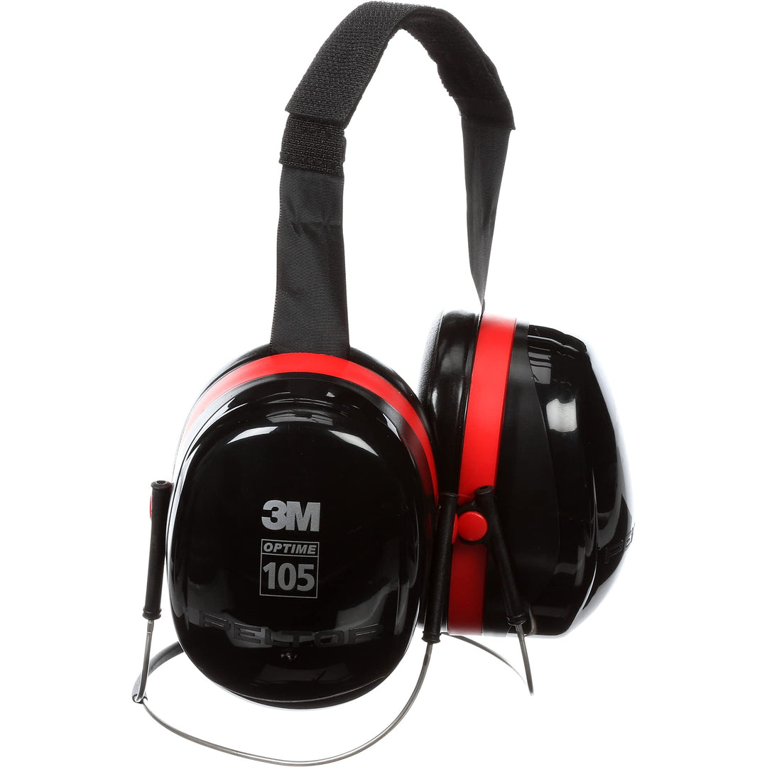 PELTOR Optime 105 Earmuffs H10B, Behind-the-Head