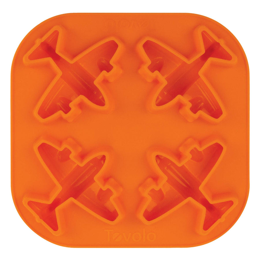 Novelty Airplane Ice Cube Mold Trays, Flexible Silicone, Dishwasher Safe