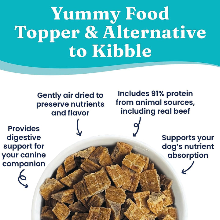 Air Dried Dog Food Toppers for Picky Eaters - Healthy Dog Treats to Serve as Meal Topper or Dog Treat - Supports Muscle Growth, Immunity, and Healthy Digestion - 4 oz Sample