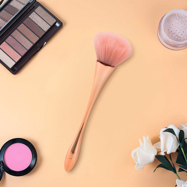 Super Large Mineral Powder Brush, Bronzer Kabuki Makeup Brush, Soft Fluffy Foundation Brush, Professional Powder Brush and Blush Brush for Daily Makeup (red)