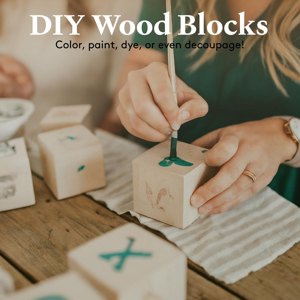 Wooden Blocks, 1/2 Inch Unfinished Wood Blocks for Crafts, Pack of 100 Wooden Cubes, Plain Wooden Blocks for Baby Shower, Small Blank Wooden Blocks, STEM, Building, Birch Wood Cubes for Crafts