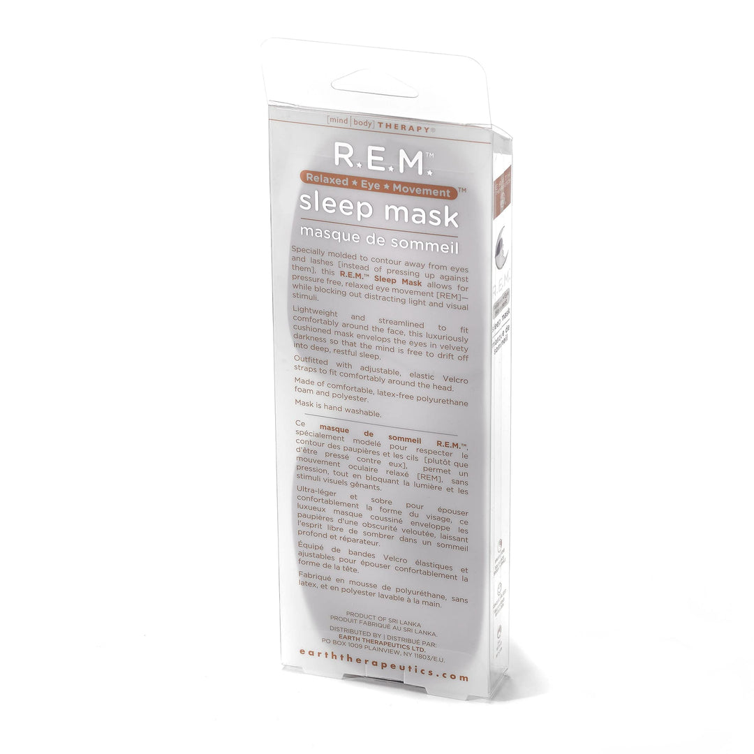 R.E.M. Sleep Mask: NEW! Allows for Crucial Lid Movement (unlike flat masks)