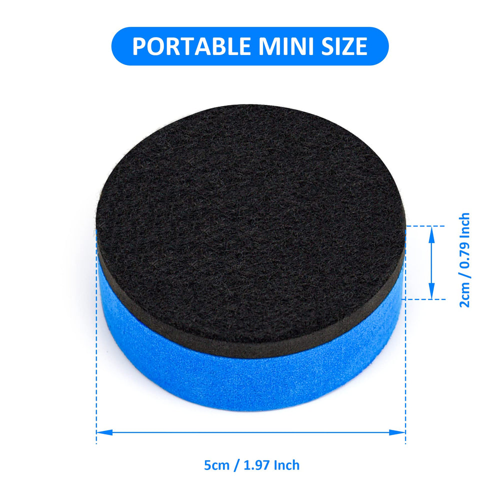 48 Pack Dry Erase Eraser, Magnetic Whiteboard Erasers Mini Circle Dry Eraser Chalkboard Cleaner Bulk for Kids Students Classroom, Homeschool and Office(1.97 x 1.97 inch, 4 Colors)