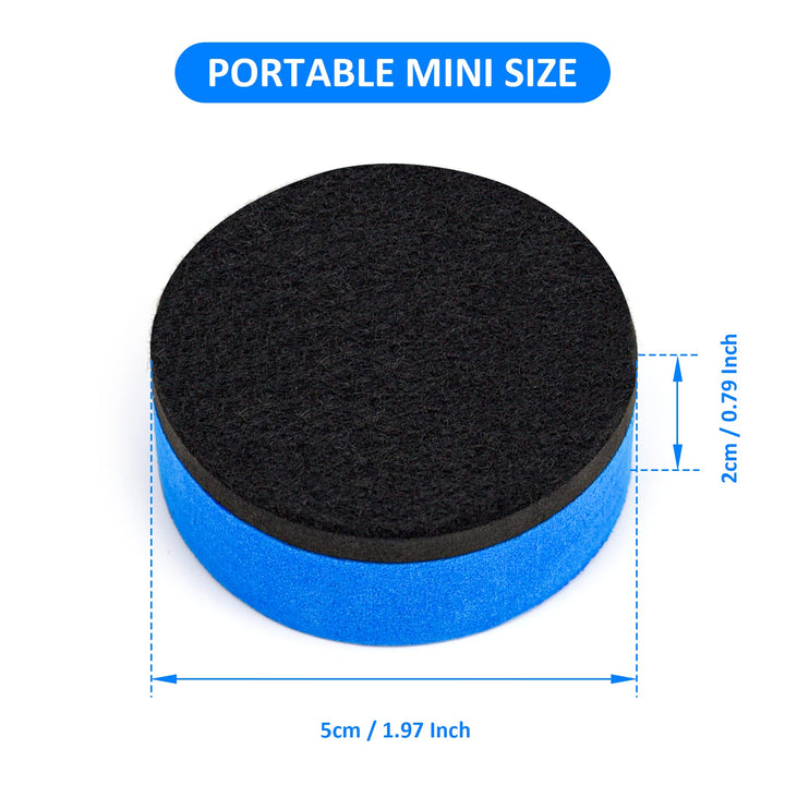 48 Pack Dry Erase Eraser, Magnetic Whiteboard Erasers Mini Circle Dry Eraser Chalkboard Cleaner Bulk for Kids Students Classroom, Homeschool and Office(1.97 x 1.97 inch, 4 Colors)