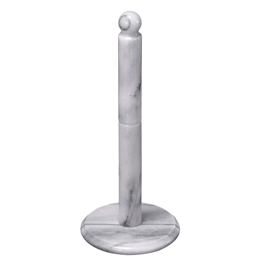 White Marble 12.5 High Paper Towel Holder