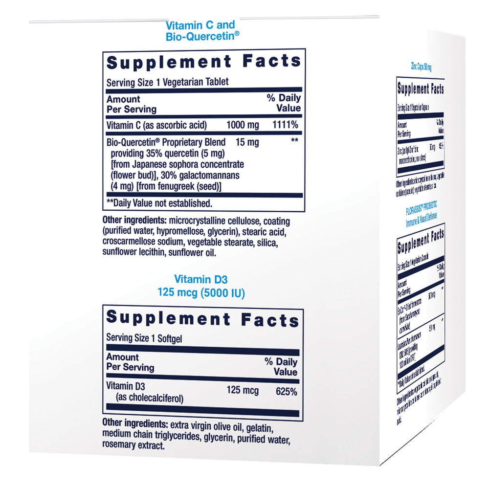 - Immune Packs with Vitamin C & D, Zinc and Probiotic (30 Packs)