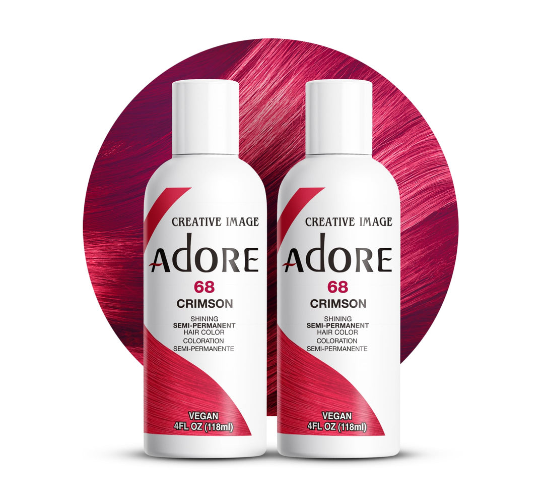 SemiPermanent Haircolor 068 Crimson 4 Ounce (118ml) (2 Pack)