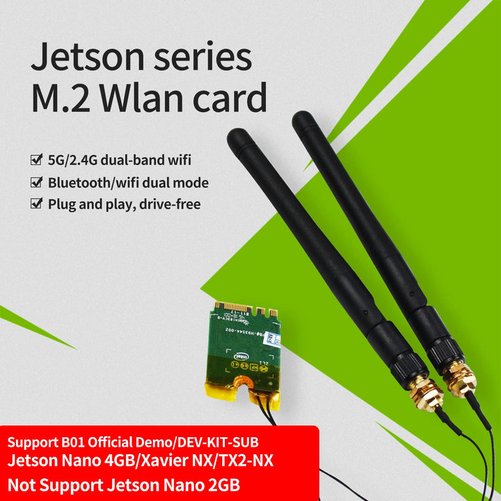 Jetson Orin Aluminum Alloy Case with WiFi Network Card Metal Case Compatible with Jetson Orin/Jetson Nano/Xavier NX/TX2 NX