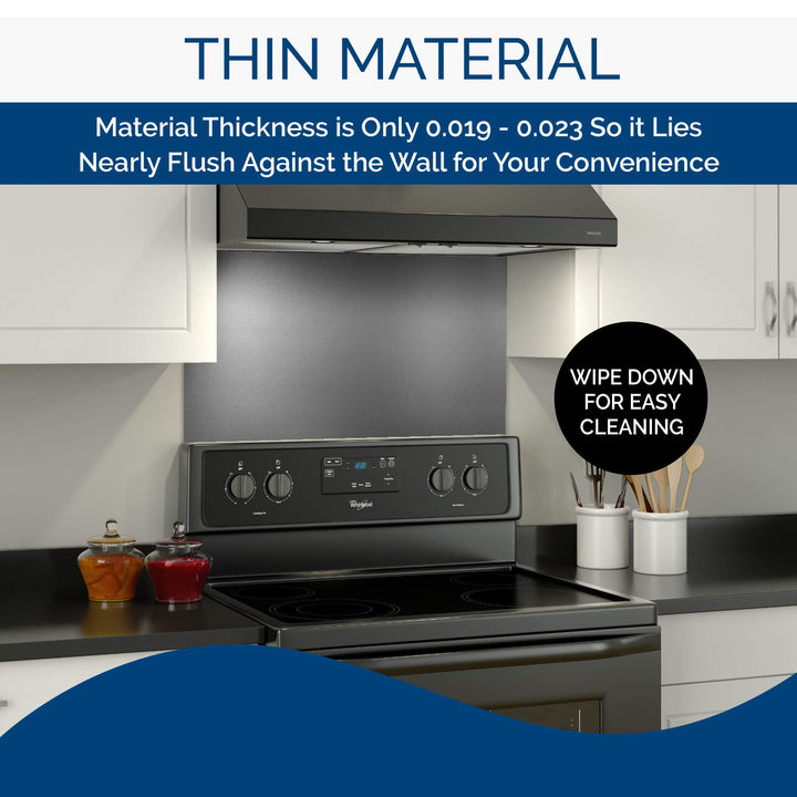 Broan SP3004 Backsplash Range Hood Wall Shield, 24 by 30-Inch, Stainless Steel