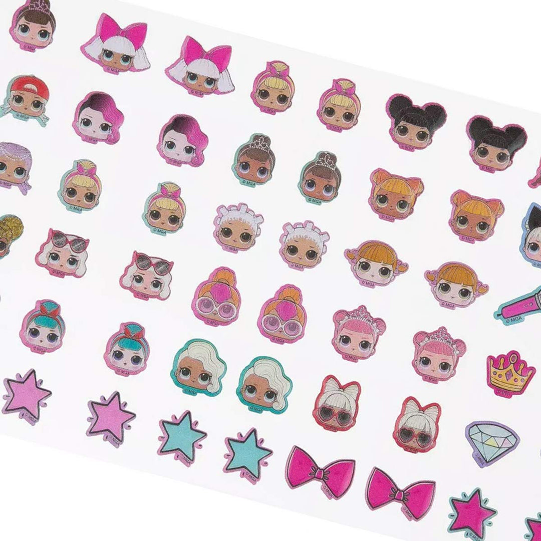 LOL Dolls Sticker Earrings (24 Pair) Earrings Stickers, Birthdays, Party Favor