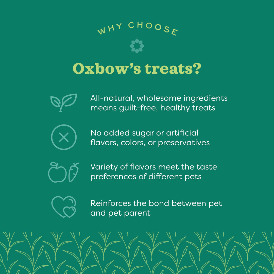 Organic Rewards Barley and Hay Biscuit Treats for Rabbits, Guinea Pigs, Chinchillas, and Small Pets