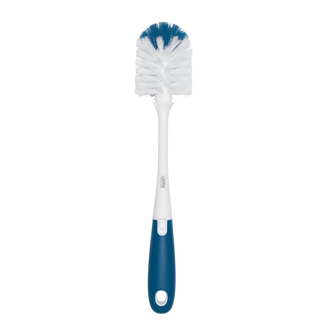 Tot Bottle Brush with Nipple Cleaner and Stand - Navy