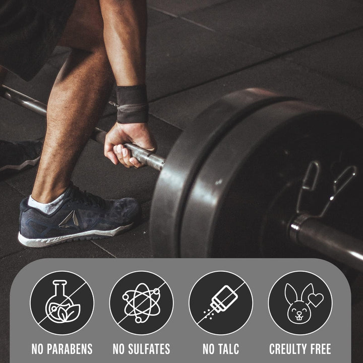 Sweat Absorbing Groin Powder (For Men) - Designed for Maximum Sweat Absorption - Mess and Friction Free, Stop Chafing