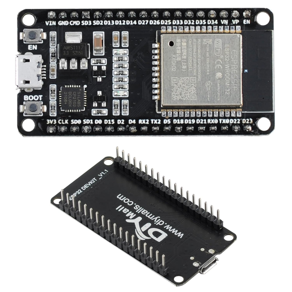 ESP32 DEVKIT ESP32-WROOM-32 Development Board ESP32 ESP-32S 2.4GHz WiFi+BT BLE Dual-core Dev Module CP2102 for Arduino DOIT