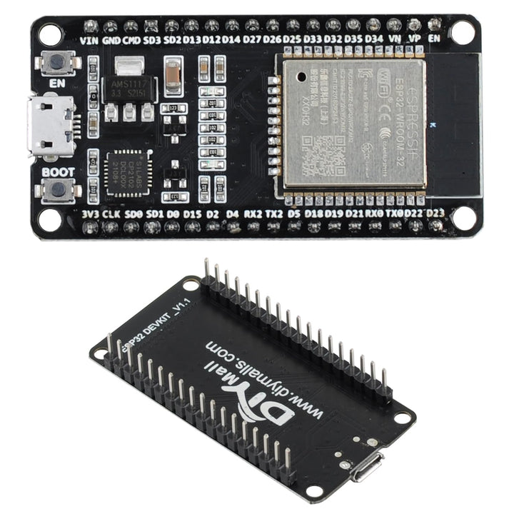 ESP32 DEVKIT ESP32-WROOM-32 Development Board ESP32 ESP-32S 2.4GHz WiFi+BT BLE Dual-core Dev Module CP2102 for Arduino DOIT