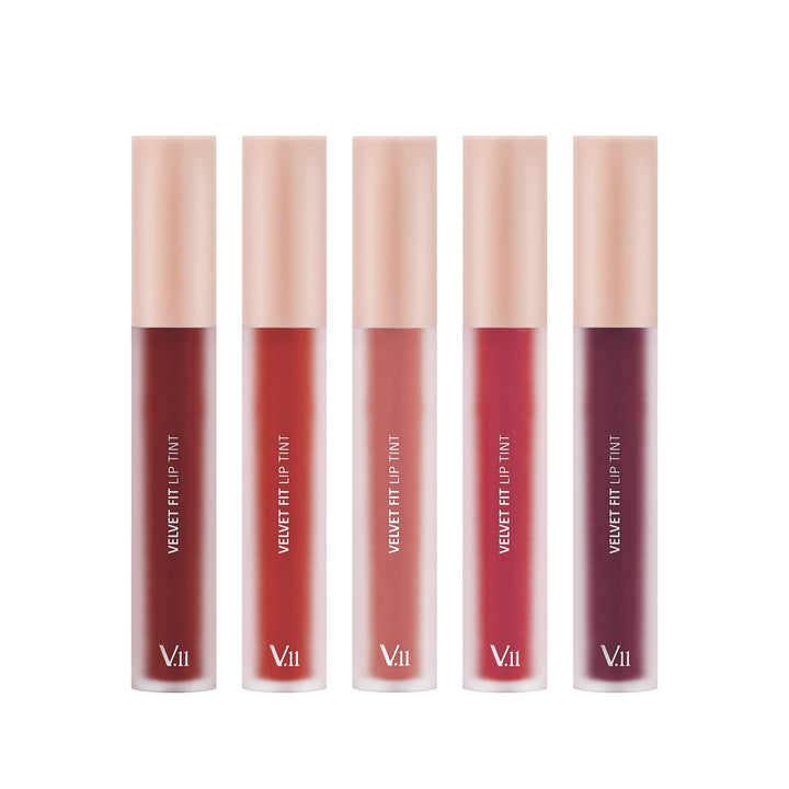 Velvet Fit Lip Tint (Blooming Red), Matte Finish, Hydrating with Hyaluronic Acid, Long Lasting, Smooth Texture, KBeauty (0.16 fl oz)