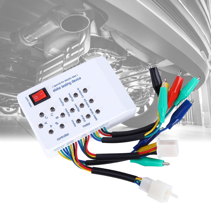 Brushless Motor Controller 115x80x26mm E-Bike Testing Device Electric Brushless Motor Controller Electro Car E-Bike Scooter Detector 9V Battery Electric Car Motor Tester