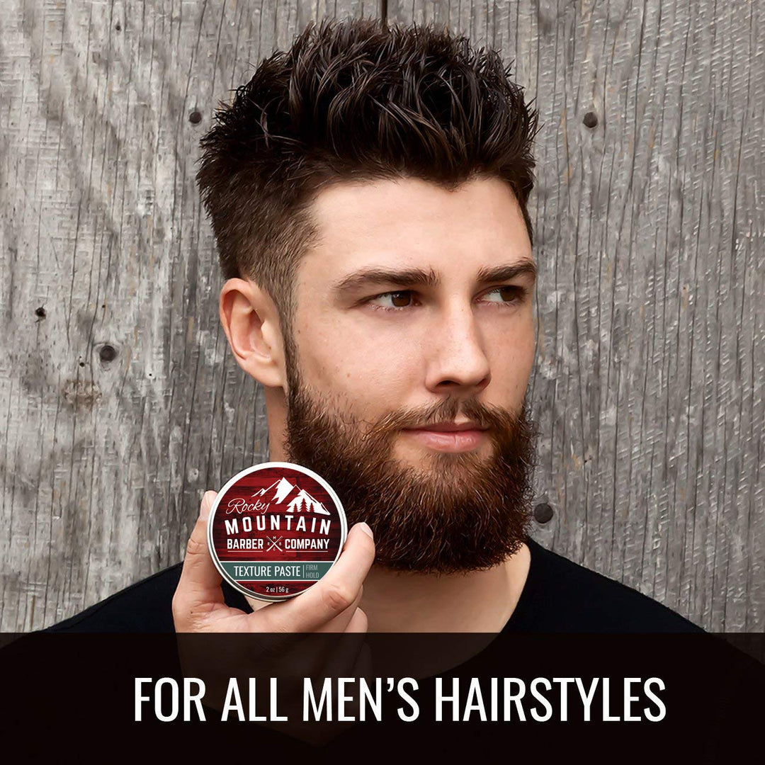 Hair Paste for Men - Hair Styling Paste with Pliable Light-Firm Hold for All Hair Styles, Shine-Free Matte Finish - Easy to Wash Out, 2 oz