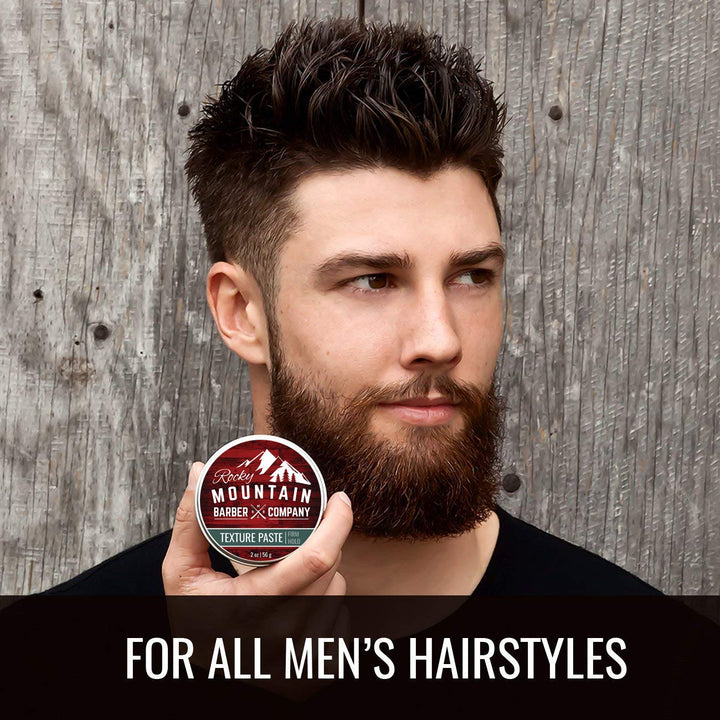 Hair Paste for Men - Hair Styling Paste with Pliable Light-Firm Hold for All Hair Styles, Shine-Free Matte Finish - Easy to Wash Out, 2 oz