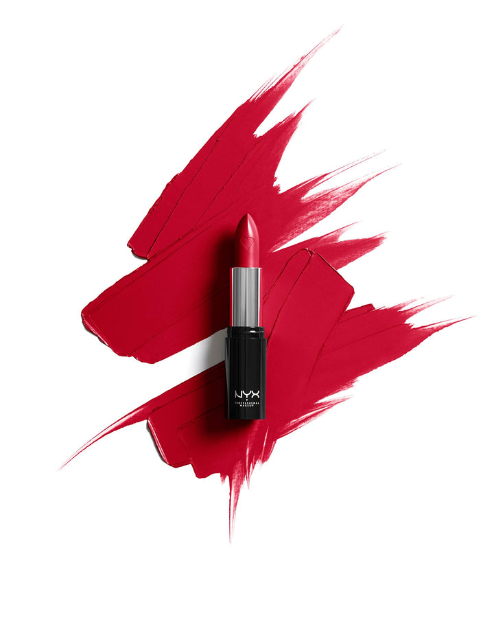 PROFESSIONAL MAKEUP Shout Loud Satin Lipstick, Infused With Shea Butter - The Best (True Red)